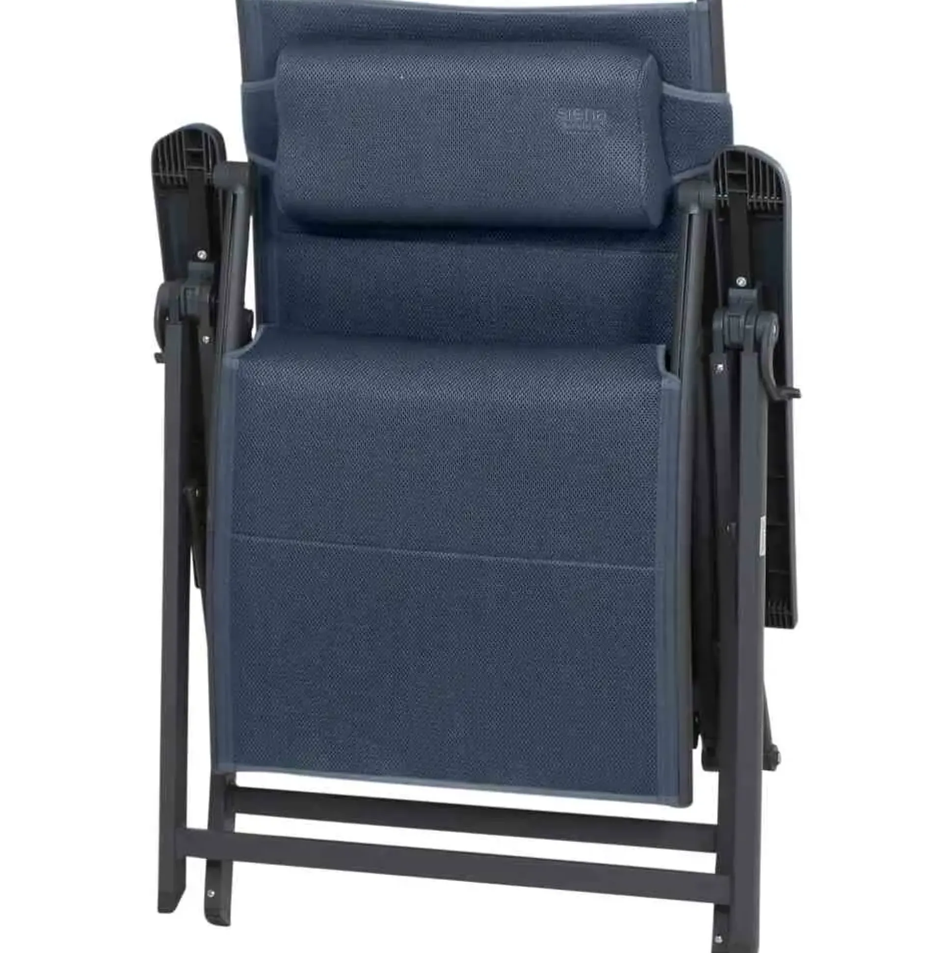 Siena Garden Camping Relaxliege Premium blau 84 x 69 x 124 cm