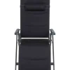 Siena Garden Camping Relaxstuhl Premium anthrazit