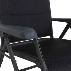 Siena Garden Camping Relaxstuhl Premium anthrazit