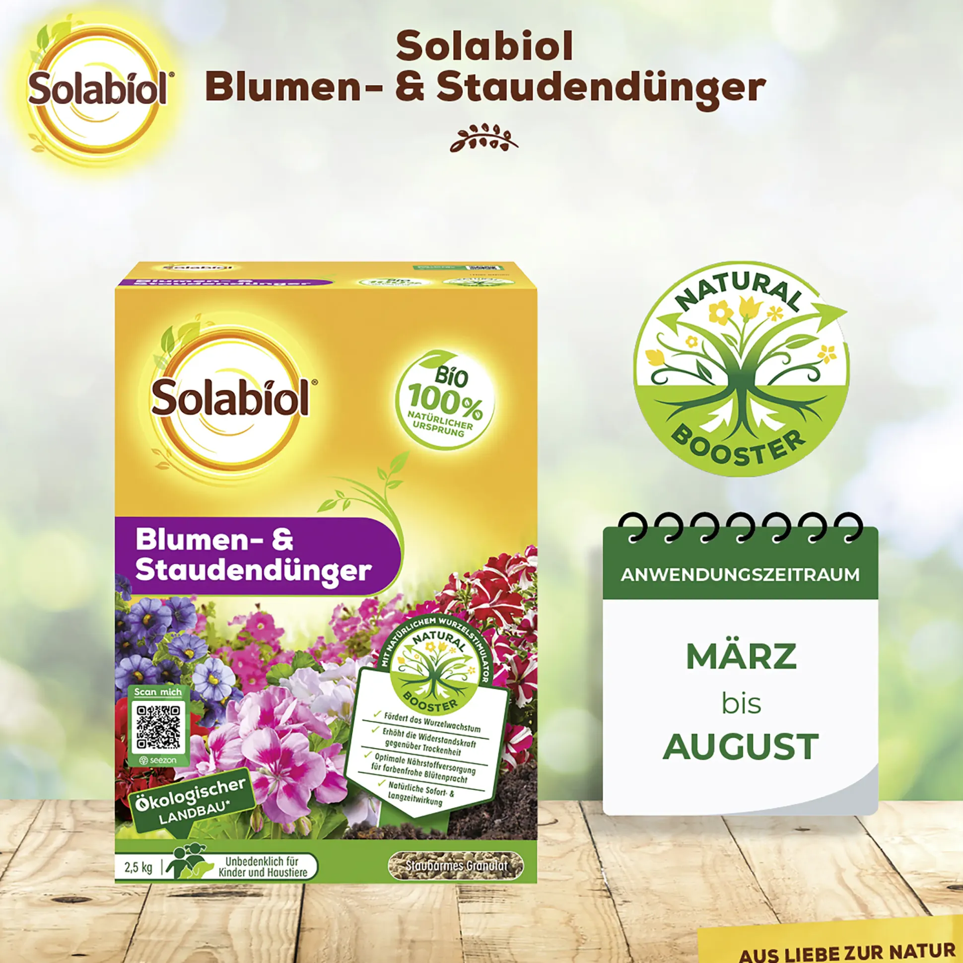 Solabiol Blumen- & Staudendünger 2,5 kg