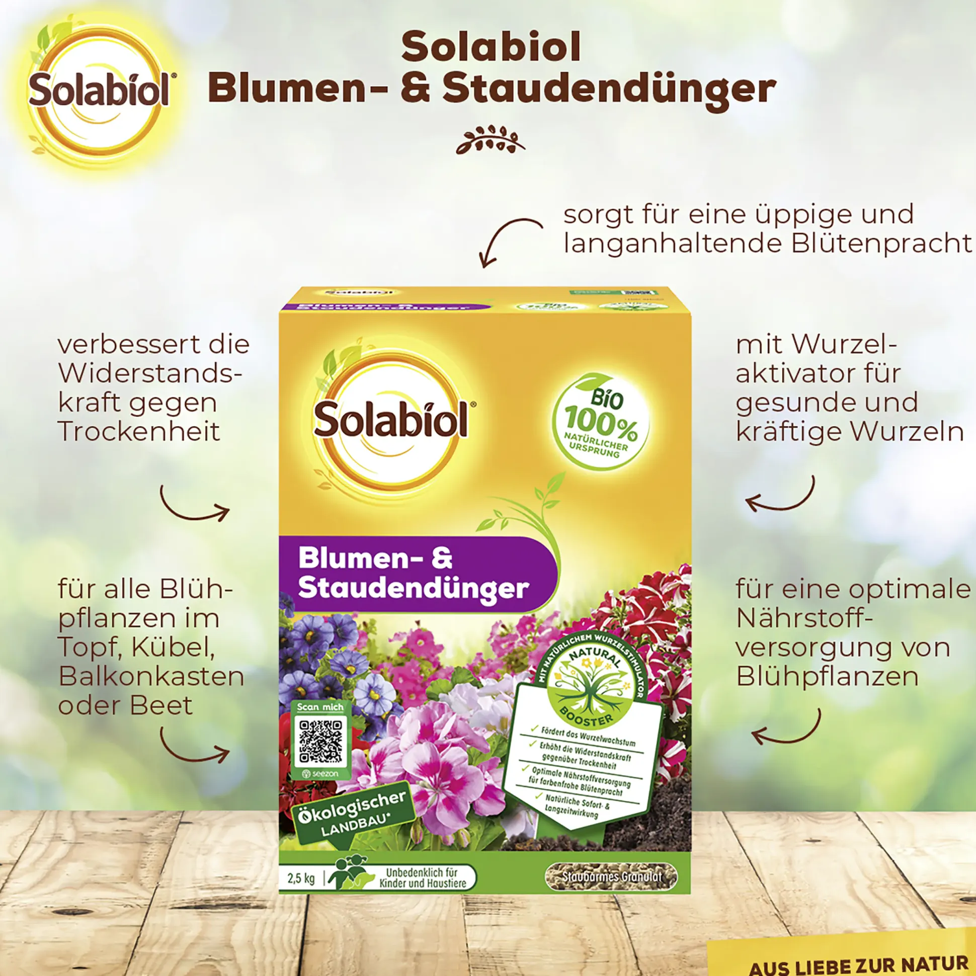 Solabiol Blumen- & Staudendünger 2,5 kg
