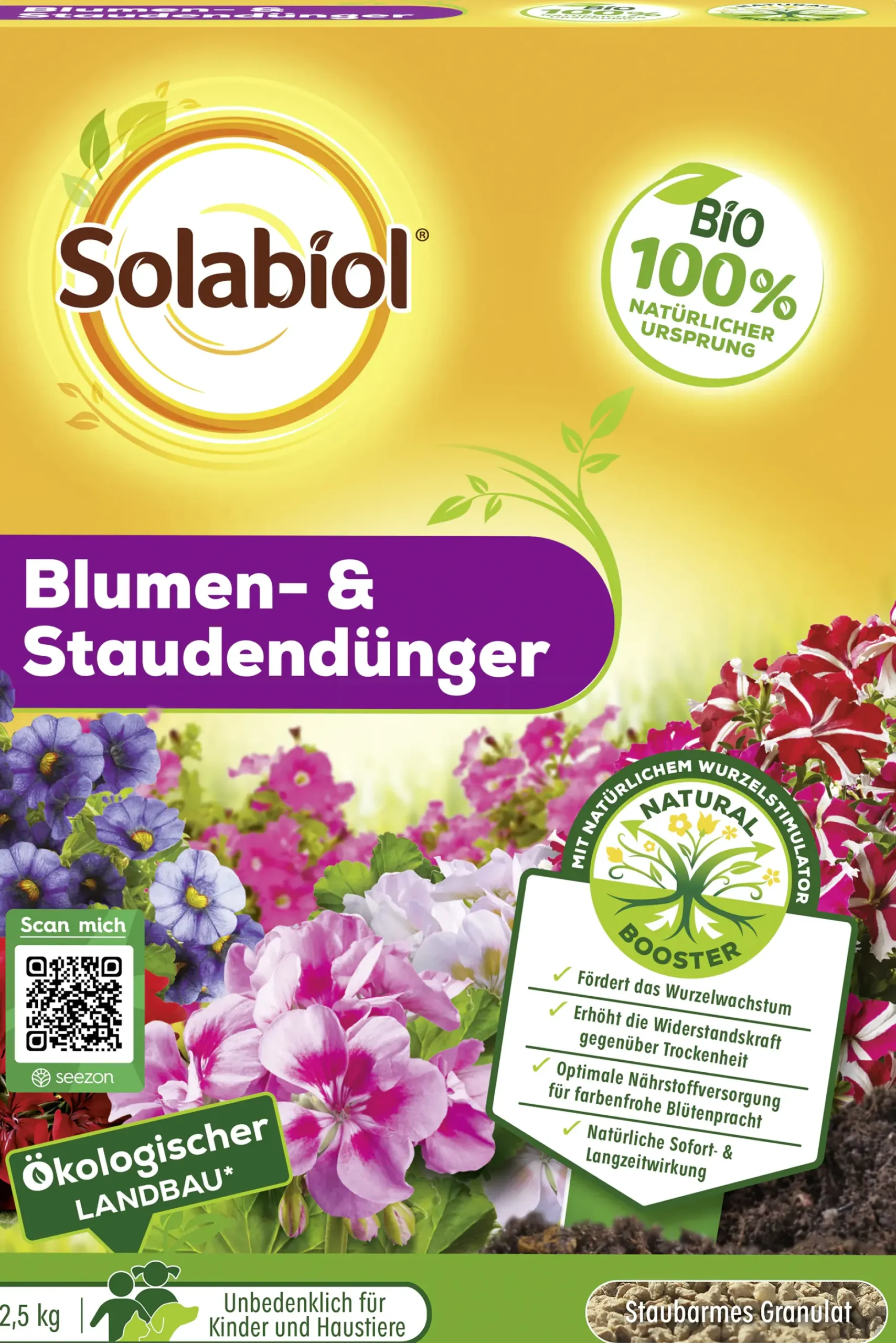 Solabiol Blumen- & Staudendünger 2,5 kg