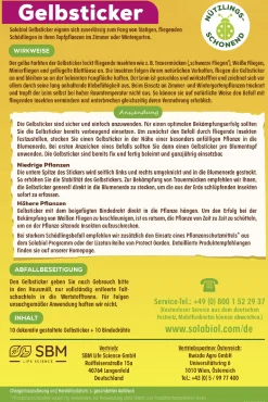 Solabiol Gelbsticker 10 Stück