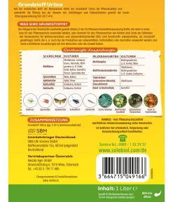 Solabiol Schädlings- & Pilzabwehr Grundstoff Urtica Spray 1 l