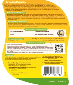 Solabiol Unkrautfrei Grundstoff Acetum Spray 1 L