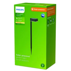 Solar Gehwegleuchte Vynce 20,6 x 11,7 x 8,2 cm schwarz