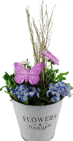 Sommer Arrangement im 19 cm Zinktopf