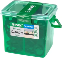 Spax Air-Belüftung 9 x 2,8 x 0,4 cm 40 Stück 4,5 mm Fuge