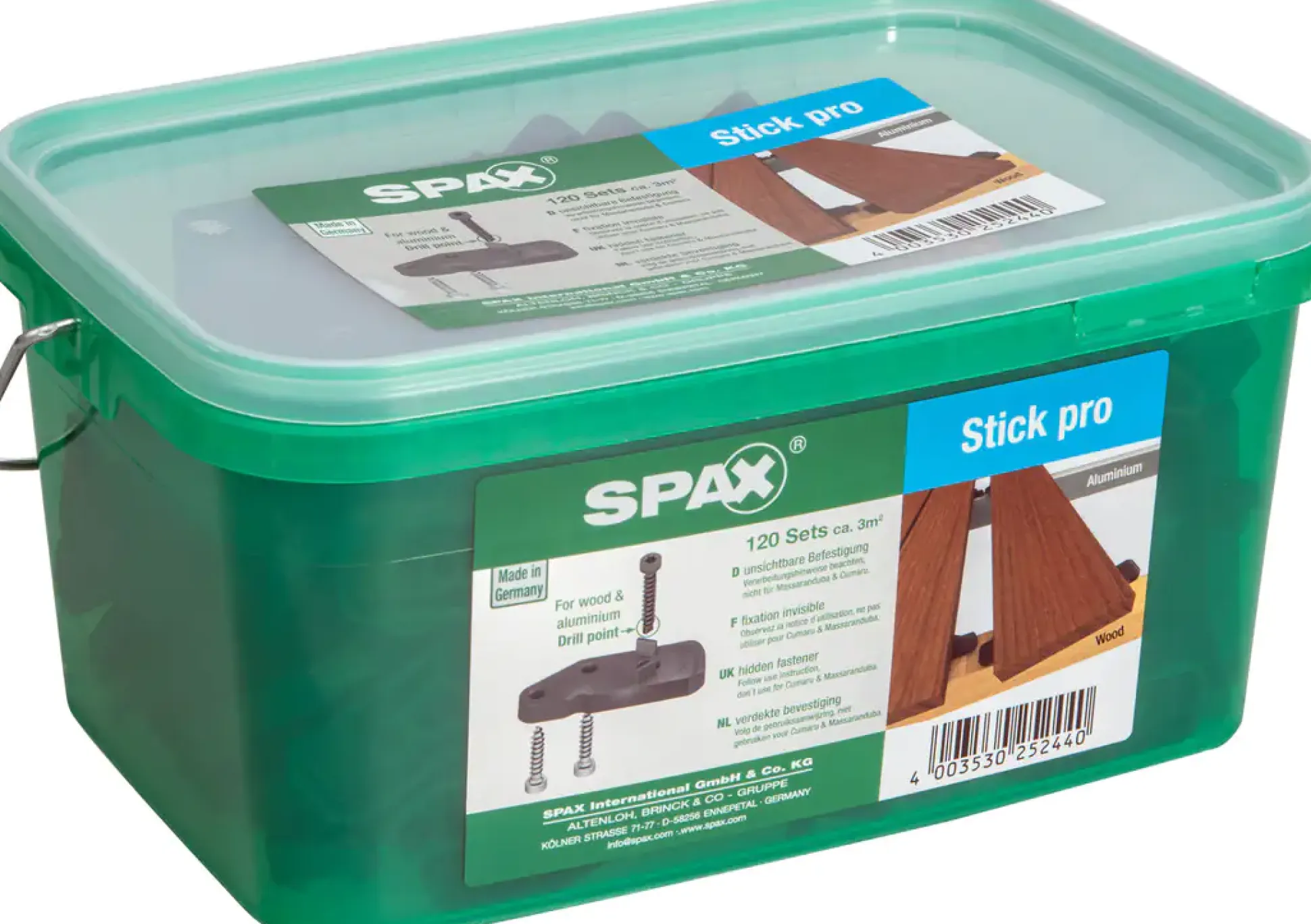 Spax Terrassestick-Set 60 x 20 x 8 mm zum stecken - 120 Stk.