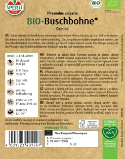 Sperli BIO Buschbohne fein