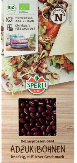 Sperli BIO Keimsprossen-Saat Adzukibohne