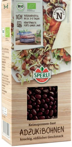 Sperli BIO Keimsprossen-Saat Adzukibohne
