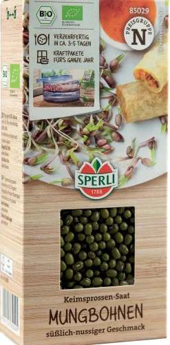Sperli BIO Keimsprossen-Saat Mungbohnen