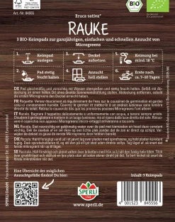 Sperli BIO Microgreen-Pads Rauke