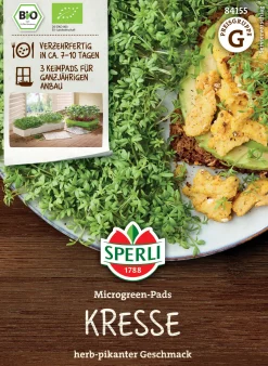 Sperli BIO Microgreen-Pads Kresse
