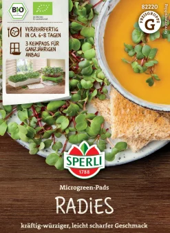 Sperli BIO Microgreen-Pads Radies