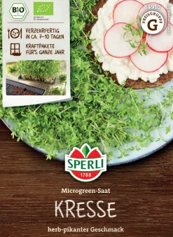 Sperli BIO Microgreen-Saat Kresse