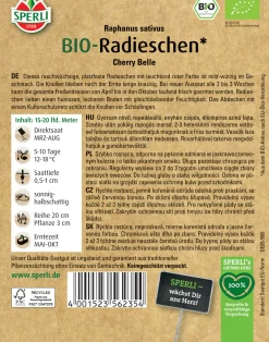Sperli BIO Radieschen Cherry Belle