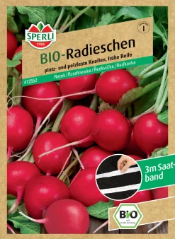 Sperli BIO Radieschen Rudolf Saatband