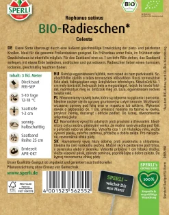 Sperli BIO Radieschen Rudolf Saatband