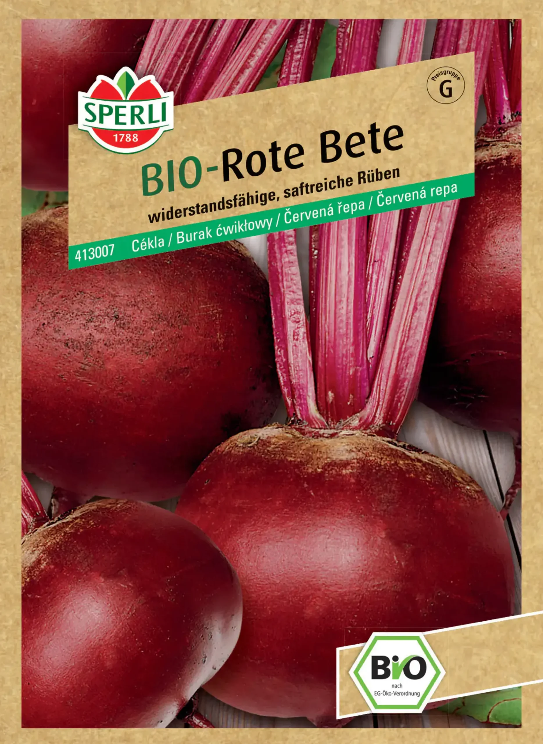 Sperli BIO Rote Bete