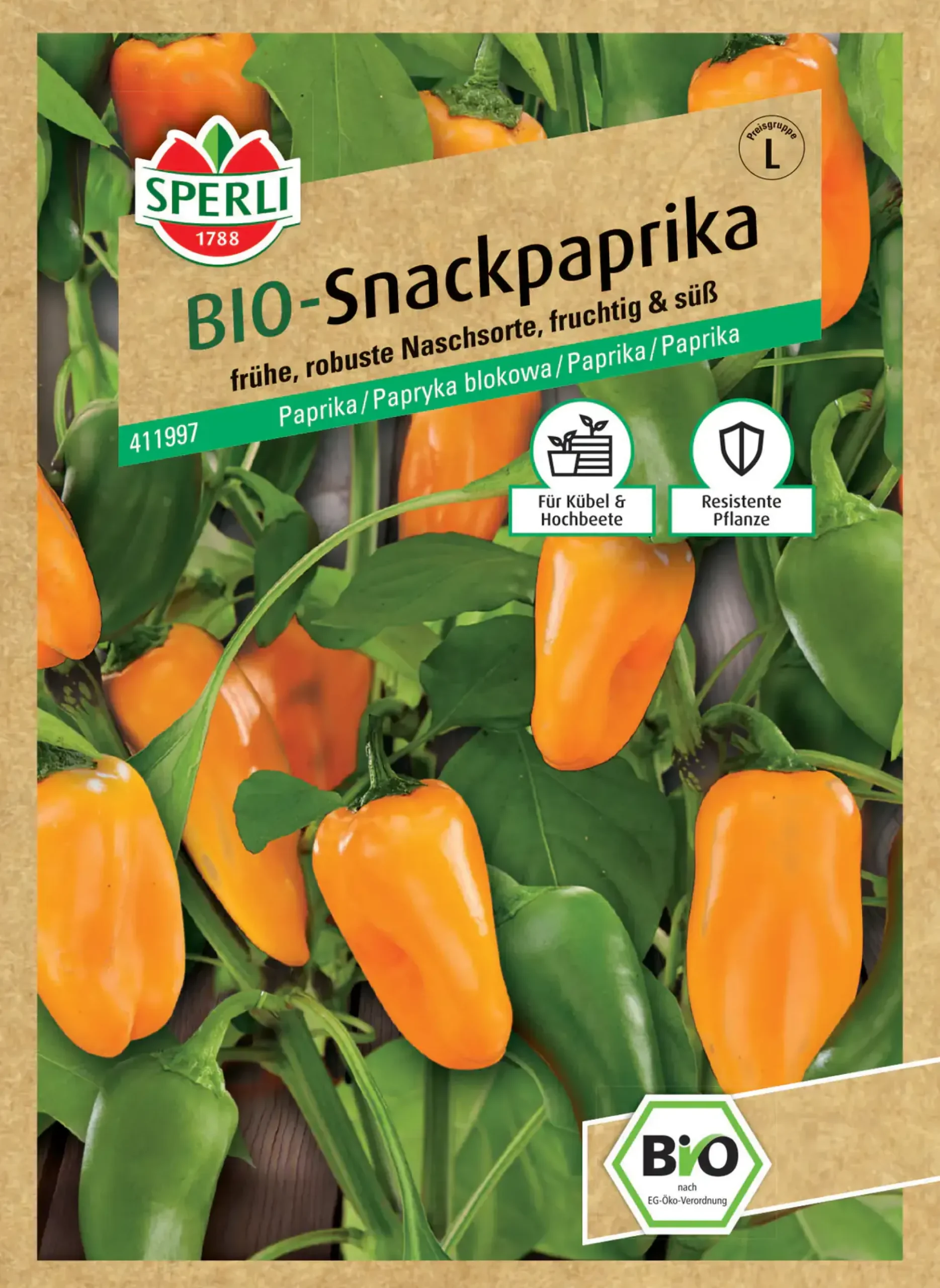 Sperli BIO Snackpaprika
