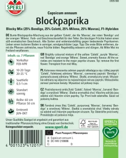 Sperli Blockpaprika Blocky Mix F1