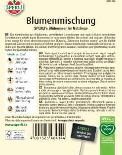 Sperli Blumenmischung SPERLI's Blütenmeer für Nützlinge