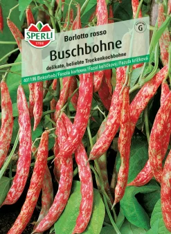 Sperli Buschbohne Borlotto rosso