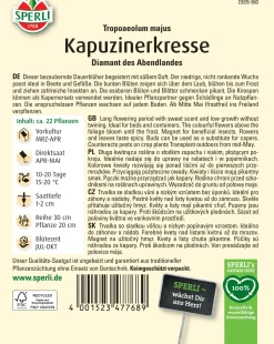 Sperli Kapuzinerkresse Diamant des Abendlandes