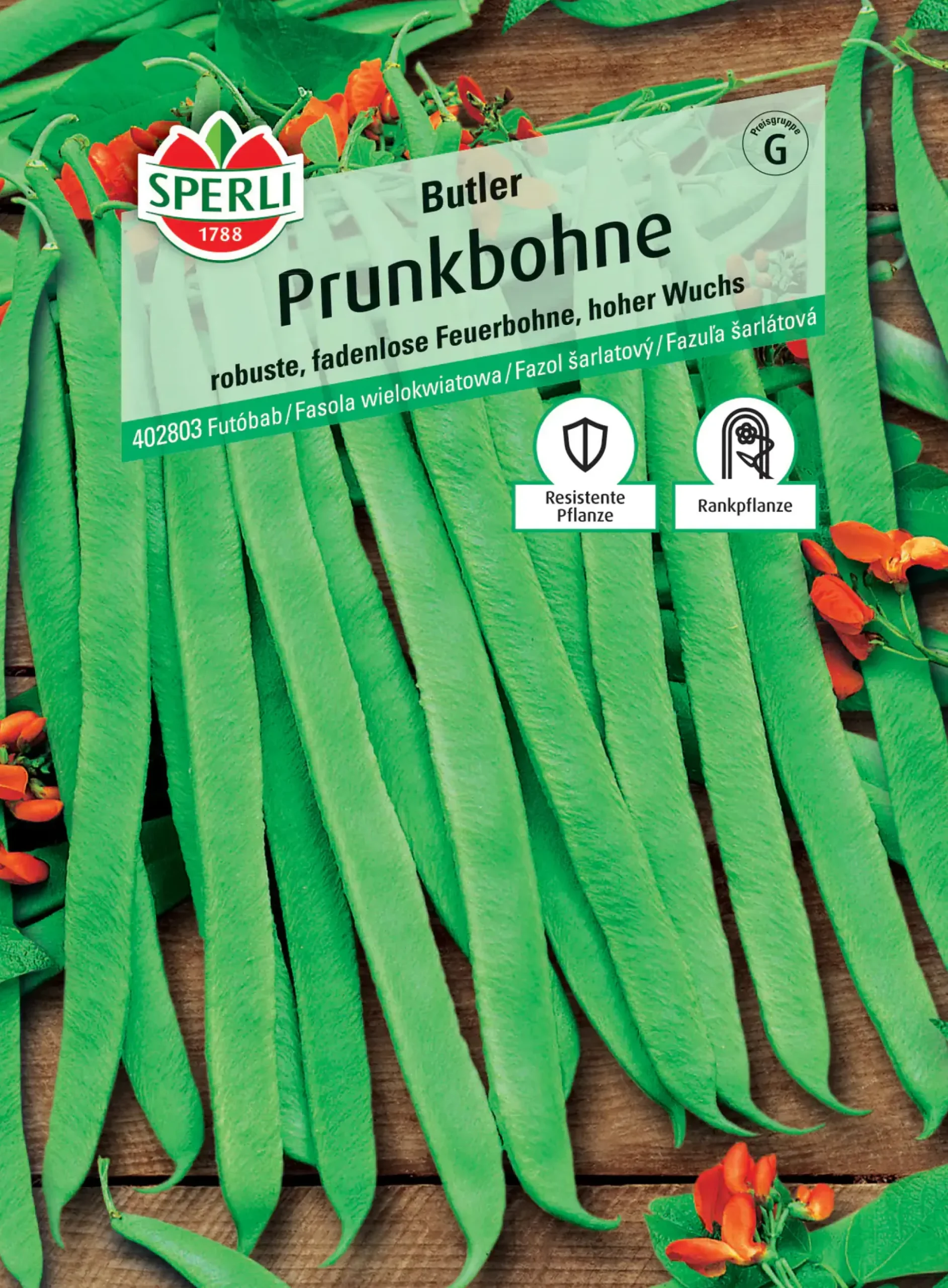 Sperli Prunkbohne Butler