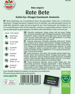 Sperli Rote Bete Golden Eye Chioggia Guardsmark Avalanche Saatband