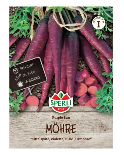 Sperli Saatgut Möhren Purple Sun F1 für ca. 1,5 – 2,1 m²