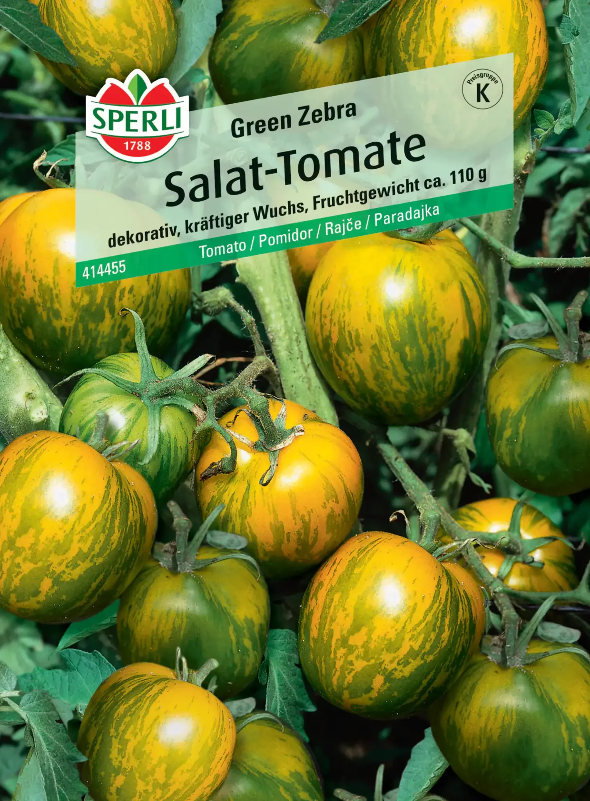 Sperli Salat-Tomate Green Zebra