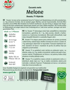Sperli Zuckermelone Anasta F1