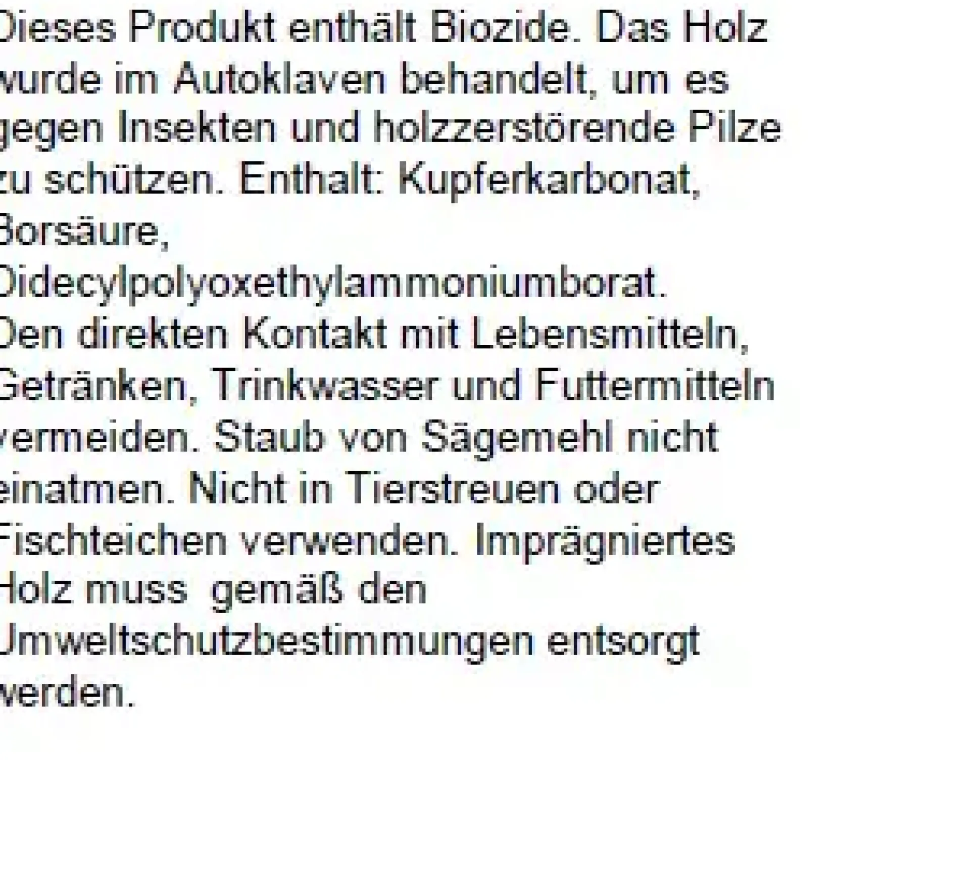 Staketenzaun 180 x 70 cm, kesseldruckimprägniert