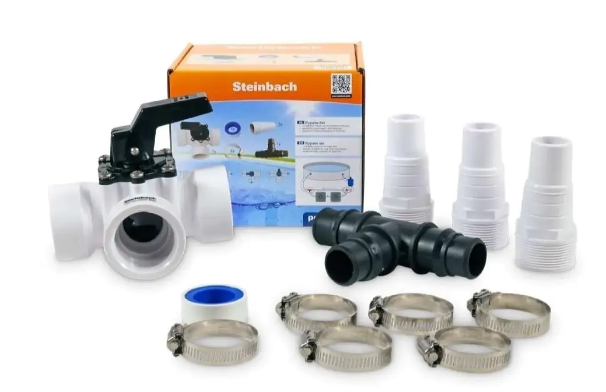 Steinbach Bypass-Set für 38 mm Schwimmbadschlauch
