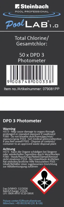 Steinbach DPD N°3 Photometer Tabletten 50 Stück