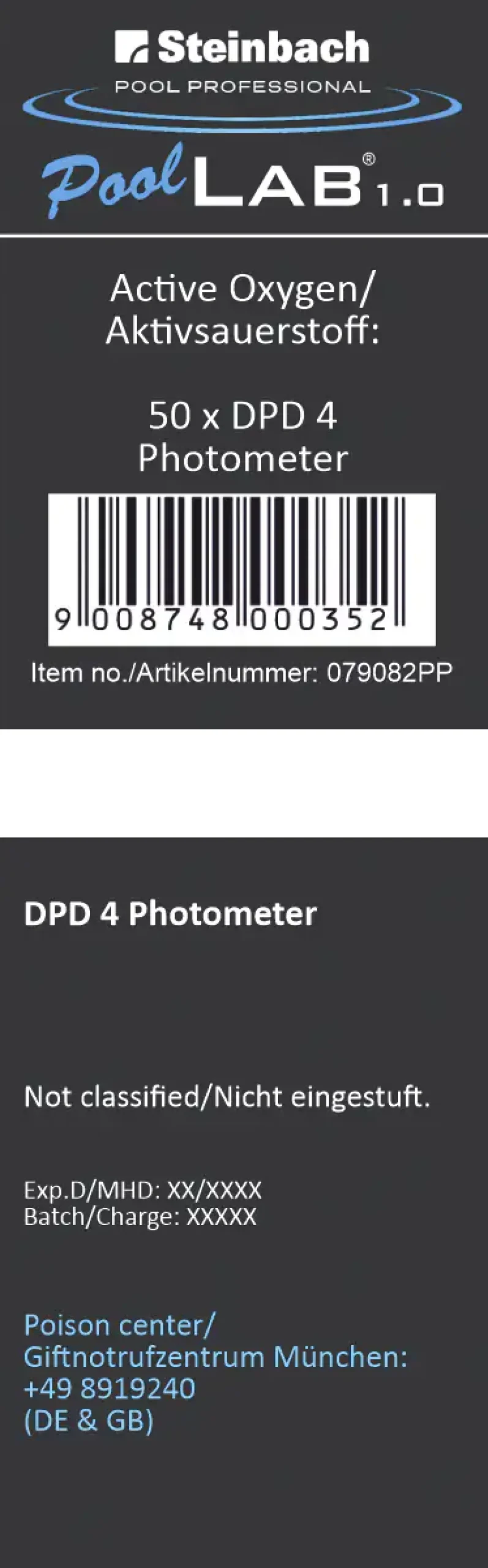 Steinbach Pool Professional DPD N°4 Photometer Tabletten 50 Stück