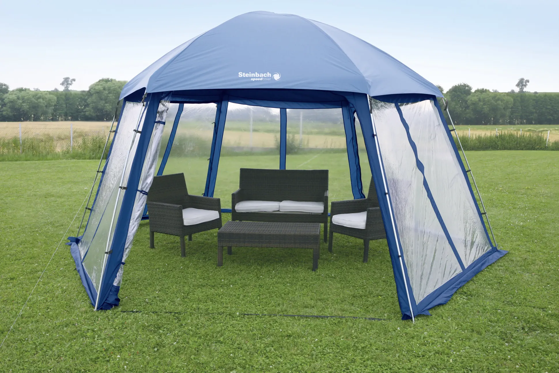 Steinbach Pooldach Mega 600 x 520 x 280 cm