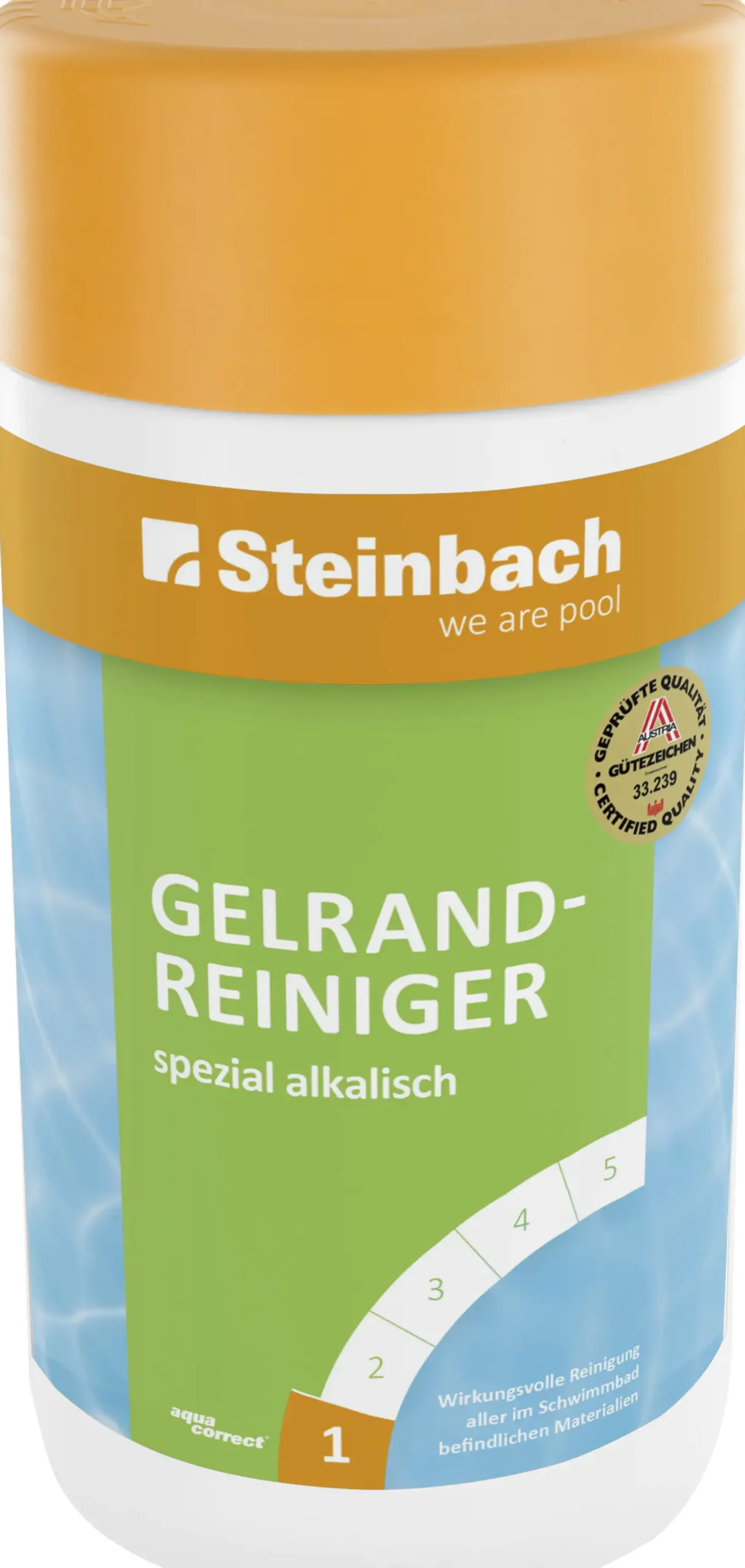 Steinbach Poolpflege Gelrandreiniger 1 L, Beckenreiniger