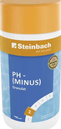 Steinbach Poolpflege pH-Minus Granulat 1,5 kg, pH-Regulierung