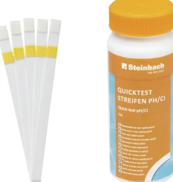 Steinbach Quicktest Streifen für pH-Wert und freies Chlor 50 Stück