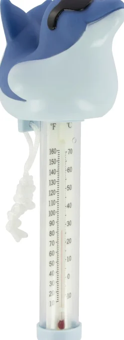 Steinbach Thermometer für Pool Delfin hellblau/dunkelblau