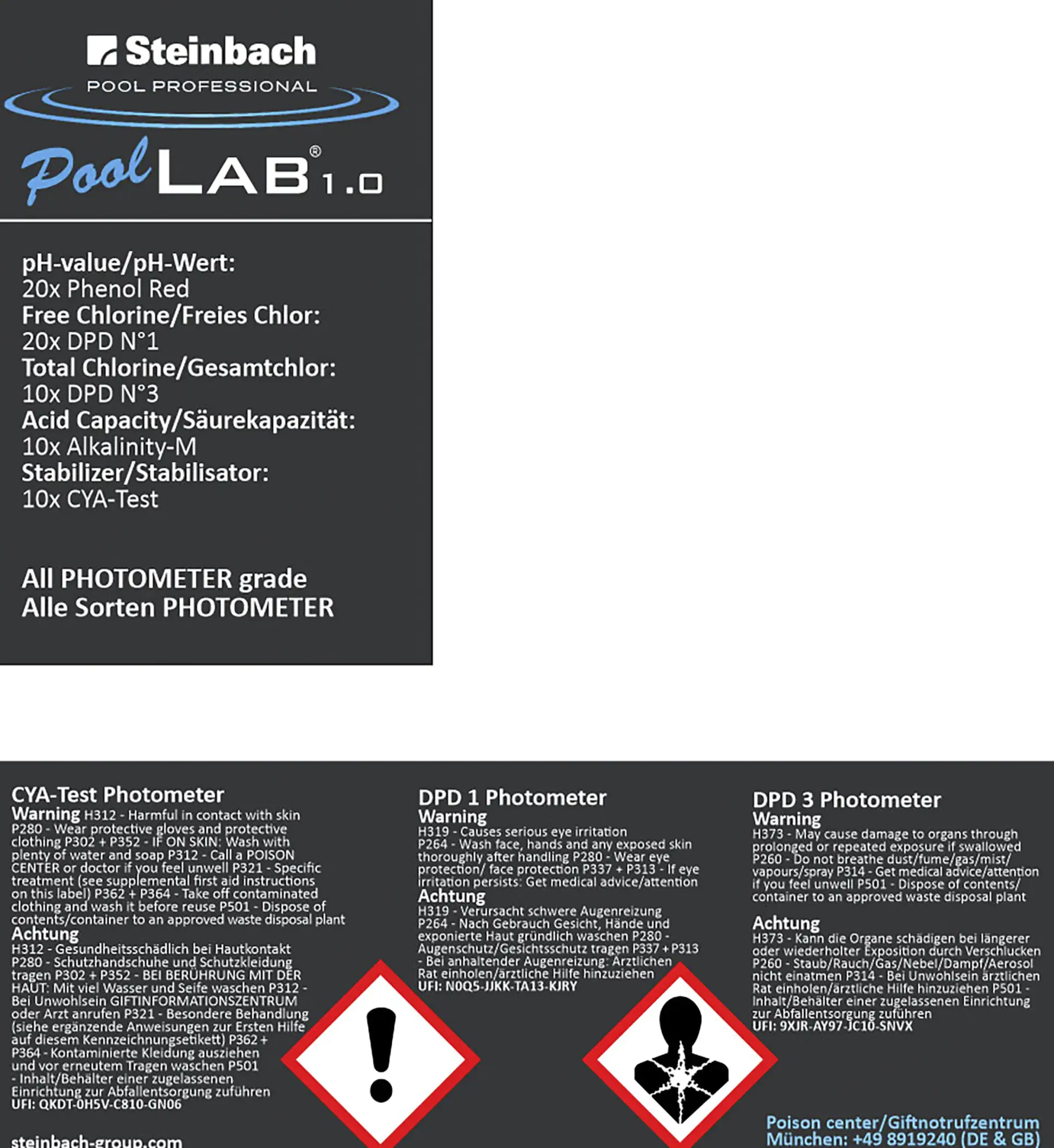 Steinbach Wasseranalyse Pool Professional PoolLab