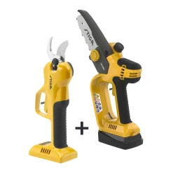 STIGA Akku-Handegeräte-Set SC 100 & PR 100 inkl. 1x 20 V 2 Ah Akku. u Ladegerät