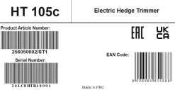 Stiga Elektro Heckenschere HT 105c 500 Watt, 45 cm Schnittlänge