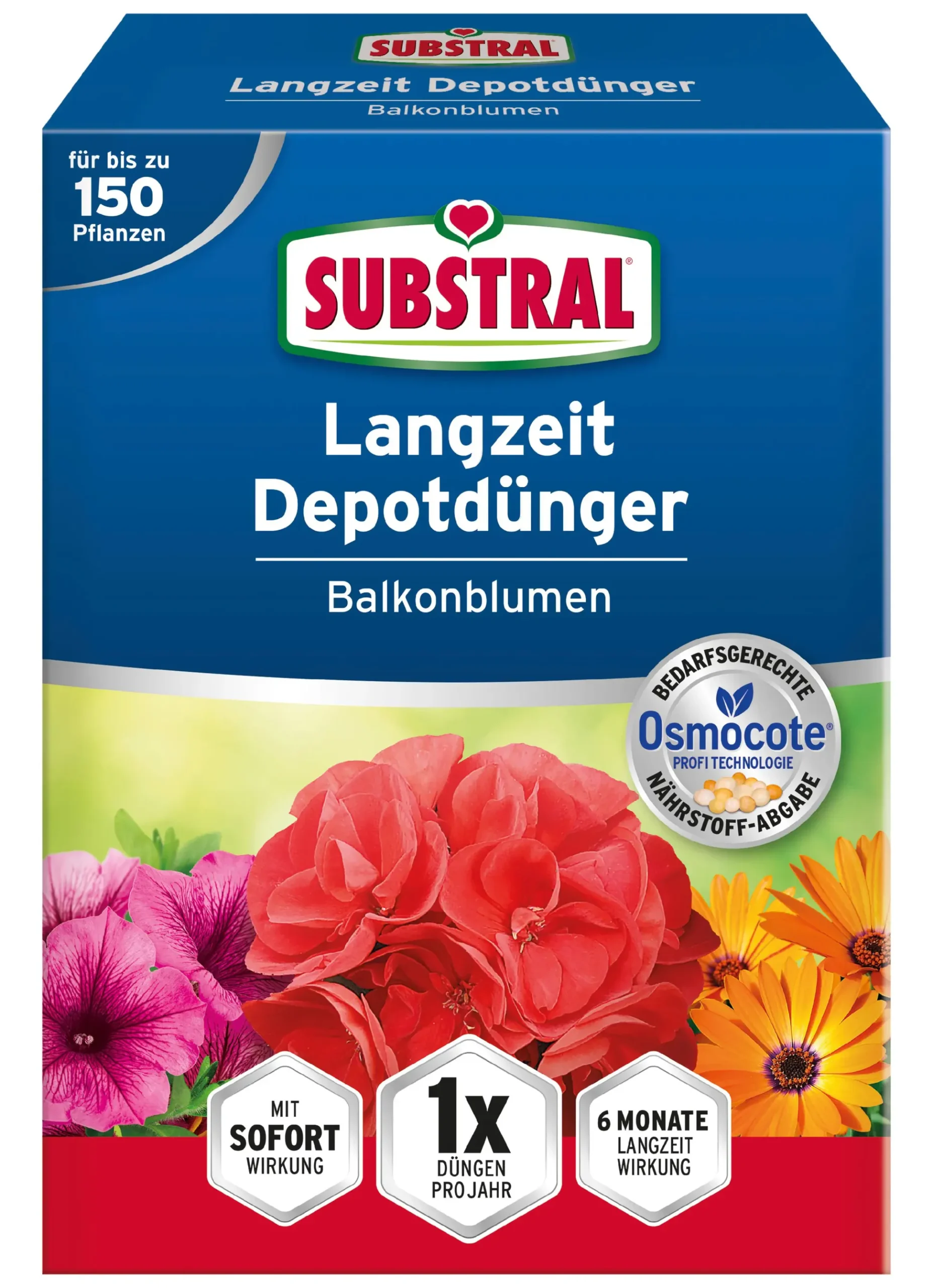 Substral Langzeit Depotdünger Balkonblumen 1,5 kg