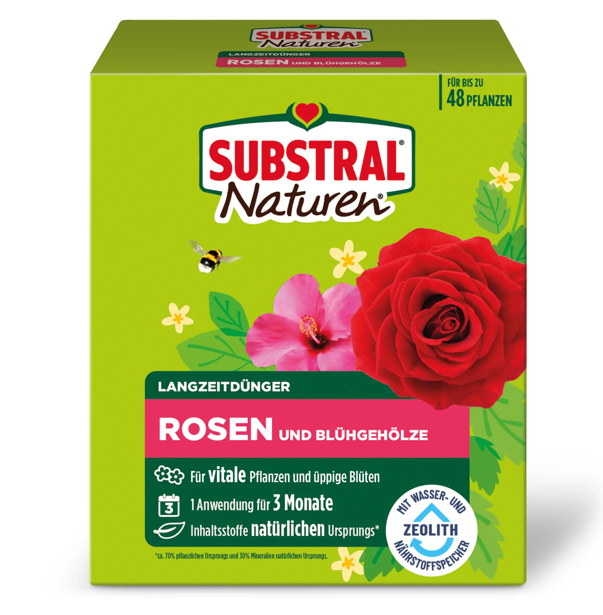 Substral Naturen Langzeitdünger Rosen & Blühgehölze 1,2 kg