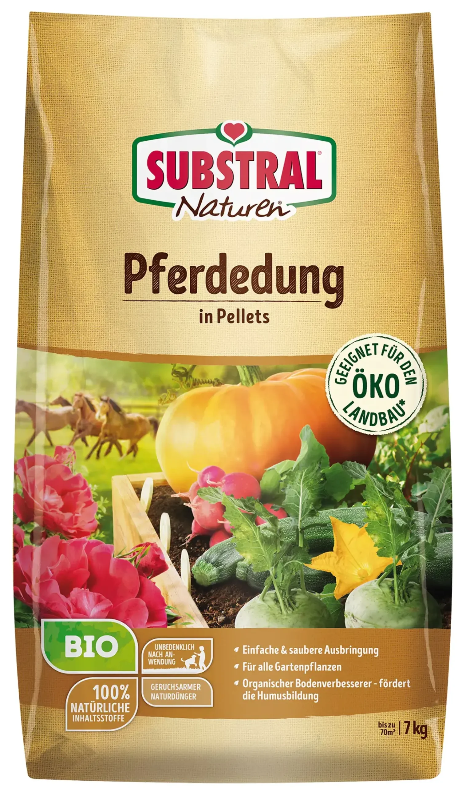 Substral Naturen Pferdedung Bio 7 kg